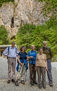 John, Katka, Anita, Jitka and Keith - near Skalní Mlýn, Czechia