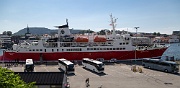 The MS Expedition moored at Bergen