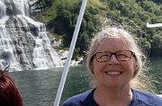 Anita in Geirangerfjord